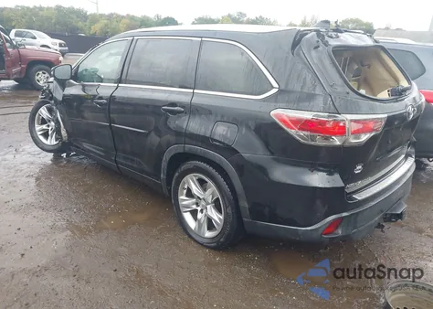 2015 Toyota Highlander Limited V6 из США, поврежденный, VIN 5TDYKRFHXFS095140